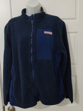 Ladies Pre-owned Vineyard Vines Martha's Vineyard Fleece Jacket Size Medium